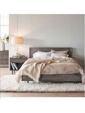 Crate & Barrel Anika Blush Duvet King